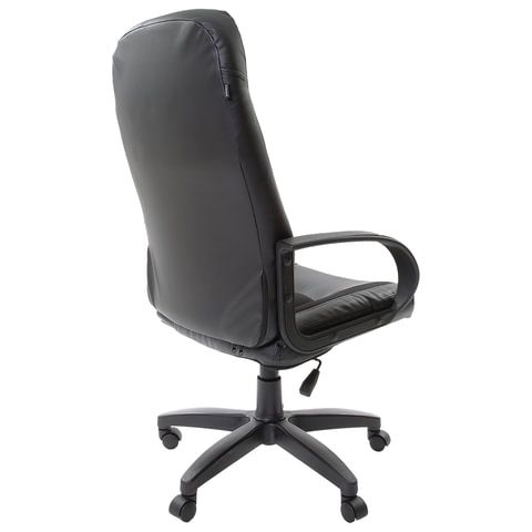 Кресло офисное BRABIX &quot;Strike EX-525&quot;, экокожа черная, ткань черная, TW, 531381