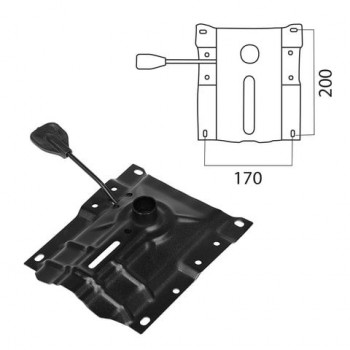 Механизм для кресла Up&Down, межцентровое расстояние крепежа 170х200 мм