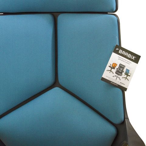 Кресло офисное BRABIX PREMIUM &quot;Prime EX-515&quot;, ткань, голубое, 531568