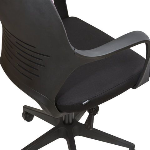 Кресло офисное BRABIX PREMIUM &quot;Galaxy EX-519&quot;, ткань, черное/терракотовое, 531570