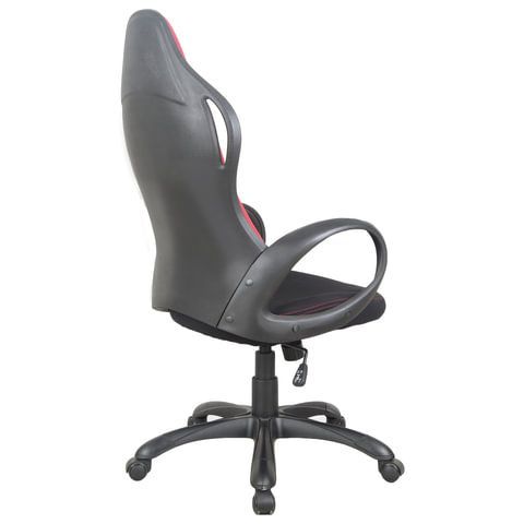 Кресло офисное BRABIX PREMIUM &quot;Force EX-516&quot;, ткань, черное/вставки красные, 531571