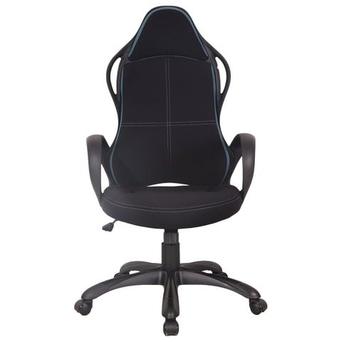 Кресло офисное BRABIX PREMIUM &quot;Force EX-516&quot;, ткань, черное/вставки синие, 531572