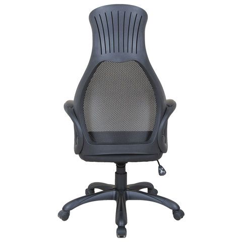 Кресло офисное BRABIX PREMIUM &quot;Genesis EX-517&quot;, пластик черный, ткань/экокожа/сетка черная, 531574