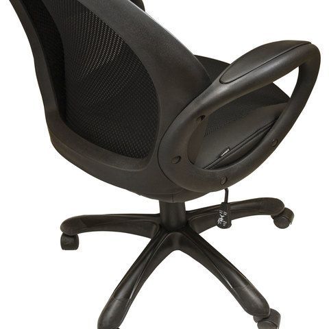 Кресло офисное BRABIX PREMIUM &quot;Genesis EX-517&quot;, пластик черный, ткань/экокожа/сетка черная, 531574