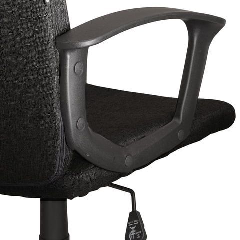 Кресло офисное BRABIX &quot;Focus EX-518&quot;, ткань, черное, 531575