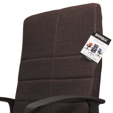 Кресло офисное BRABIX &quot;Focus EX-518&quot;, ткань, коричневое, 531577