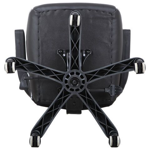 Кресло компьютерное BRABIX &quot;Techno Pro GM-003&quot;, экокожа, черное/серое, вставки серые, 531814