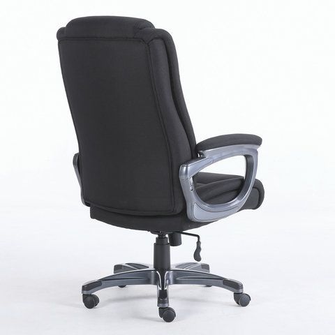 Кресло офисное BRABIX PREMIUM &quot;Solid HD-005&quot;, НАГРУЗКА до 180 кг, ткань, черное, 531822