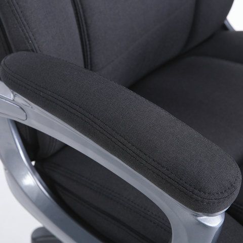Кресло офисное BRABIX PREMIUM &quot;Solid HD-005&quot;, НАГРУЗКА до 180 кг, ткань, черное, 531822