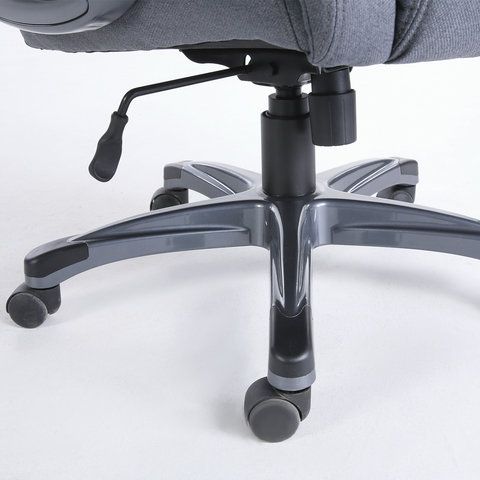 Кресло офисное BRABIX PREMIUM &quot;Solid HD-005&quot;, нагрузка до 180 кг, ткань, серое, 531823