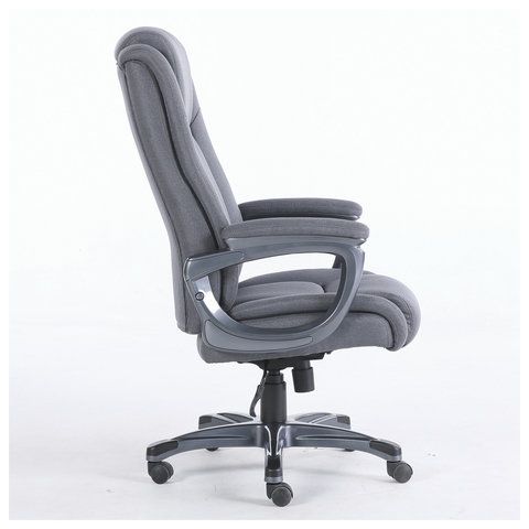 Кресло офисное BRABIX PREMIUM &quot;Solid HD-005&quot;, нагрузка до 180 кг, ткань, серое, 531823