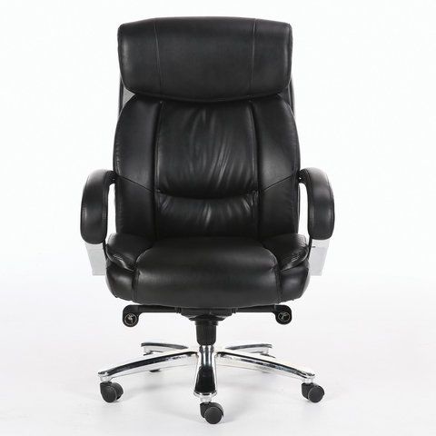 Кресло офисное BRABIX PREMIUM &quot;Direct EX-580&quot;, хром, рециклированная кожа, черное, 531824