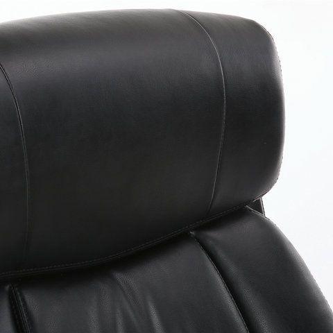 Кресло офисное BRABIX PREMIUM &quot;Direct EX-580&quot;, хром, рециклированная кожа, черное, 531824
