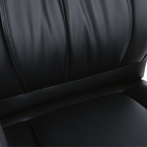 Кресло офисное BRABIX PREMIUM &quot;Advance EX-575&quot;, хром, экокожа, черное, 531825