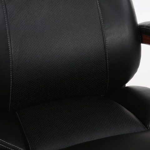Кресло офисное BRABIX PREMIUM &quot;Magnum EX-701&quot;, дерево, рециклированная кожа, черное, 531827