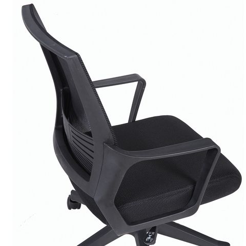 Кресло BRABIX &quot;Balance MG-320&quot;, с подлокотниками, черное, 531831