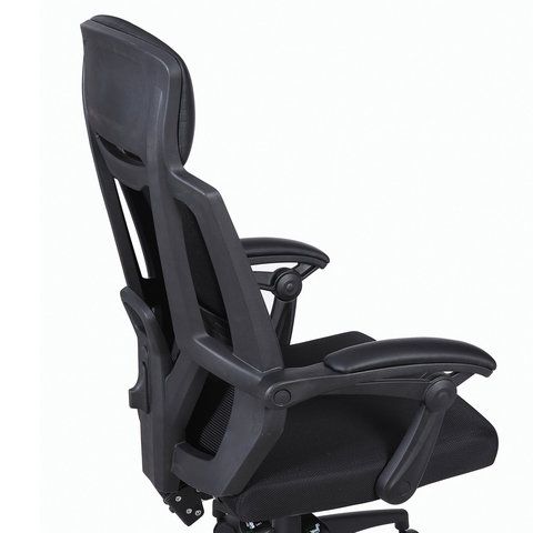 Кресло офисное BRABIX &quot;Nexus ER-401&quot;, с подголовником, черное, 531835