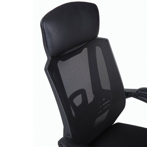 Кресло офисное BRABIX &quot;Nexus ER-401&quot;, с подголовником, черное, 531835
