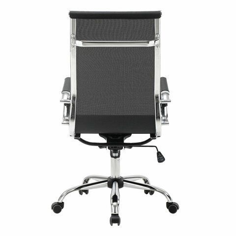 Кресло офисное BRABIX &quot;Line EX-530&quot;, хром, сетка, черное, 531846