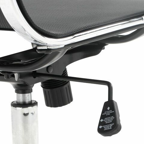 Кресло офисное BRABIX &quot;Line EX-530&quot;, хром, сетка, черное, 531846