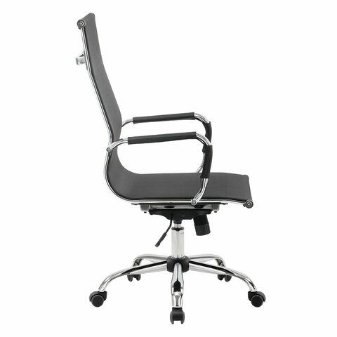 Кресло офисное BRABIX &quot;Line EX-530&quot;, хром, сетка, черное, 531846