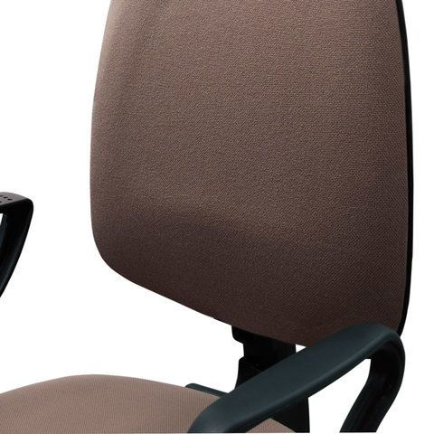 Кресло BRABIX &quot;Prestige Ergo MG-311&quot;, регулируемая эргономичная спинка, ткань, коричневое, 531875