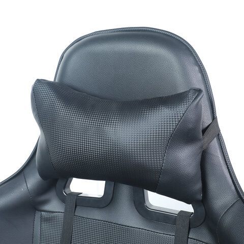 Кресло компьютерное BRABIX &quot;GT Carbon GM-115&quot;, две подушки, экокожа, черное, 531932