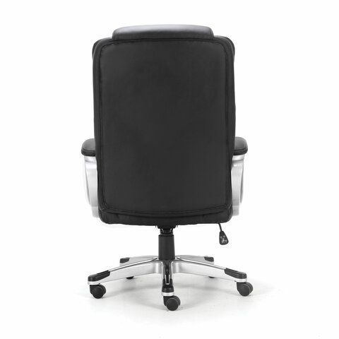 Кресло офисное BRABIX PREMIUM &quot;Rest EX-555&quot;, пружинный блок, экокожа, черное, 531938
