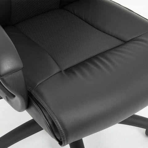 Кресло офисное BRABIX PREMIUM &quot;Work EX-513&quot;, экокожа, черное, 531943