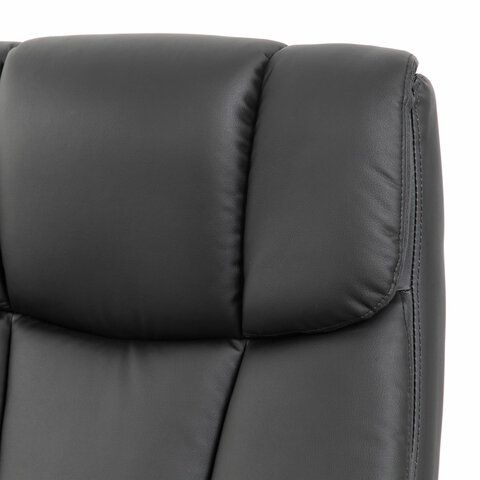 Кресло офисное BRABIX PREMIUM &quot;Blocks HD-008&quot;, НАГРУЗКА до 200 кг, экокожа, черное, 531944