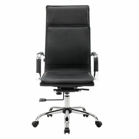 Кресло офисное BRABIX &quot;Cube EX-523&quot;, экокожа, хром, черное, 531946