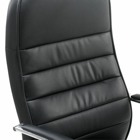 Кресло офисное BRABIX &quot;Stark EX-547&quot;, экокожа, хром, черное, 531948