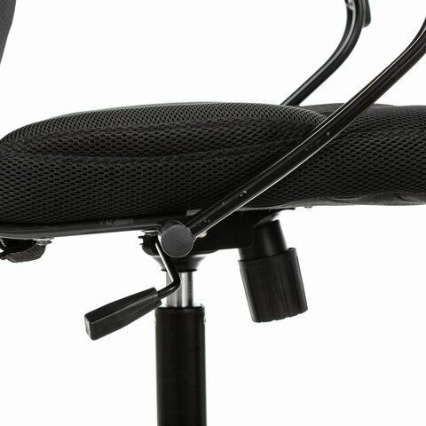 Кресло офисное BRABIX PREMIUM &quot;Stalker EX-608 PL&quot;, ткань-сетка/кожзам, черное, 532090