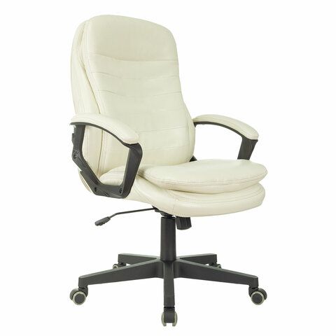 Кресло офисное BRABIX PREMIUM &quot;Omega EX-589&quot;, экокожа, бежевое, 532095