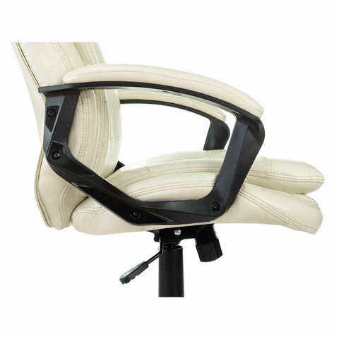 Кресло офисное BRABIX PREMIUM &quot;Omega EX-589&quot;, экокожа, бежевое, 532095