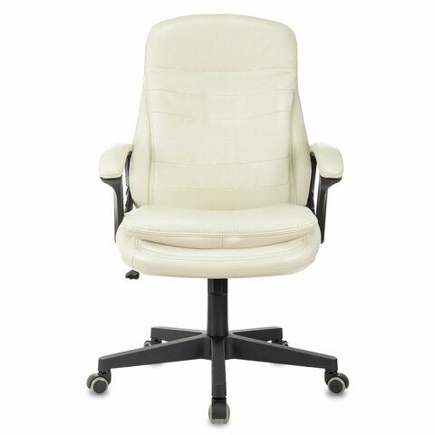 Кресло офисное BRABIX PREMIUM &quot;Omega EX-589&quot;, экокожа, бежевое, 532095