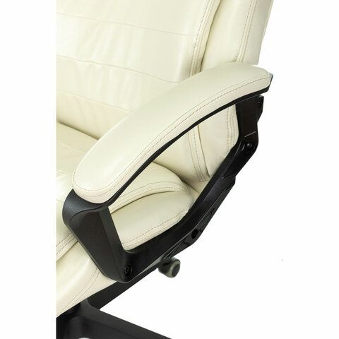 Кресло офисное BRABIX PREMIUM &quot;Omega EX-589&quot;, экокожа, бежевое, 532095