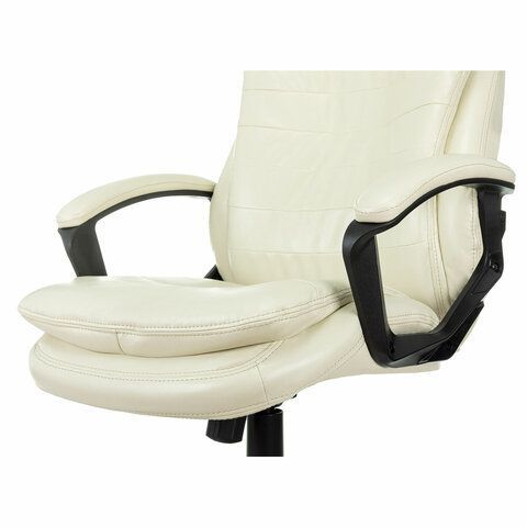 Кресло офисное BRABIX PREMIUM &quot;Omega EX-589&quot;, экокожа, бежевое, 532095
