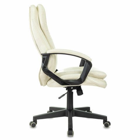 Кресло офисное BRABIX PREMIUM &quot;Omega EX-589&quot;, экокожа, бежевое, 532095