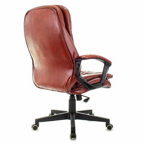 Кресло офисное BRABIX PREMIUM &quot;Omega EX-589&quot;, экокожа, коричневое, 532096