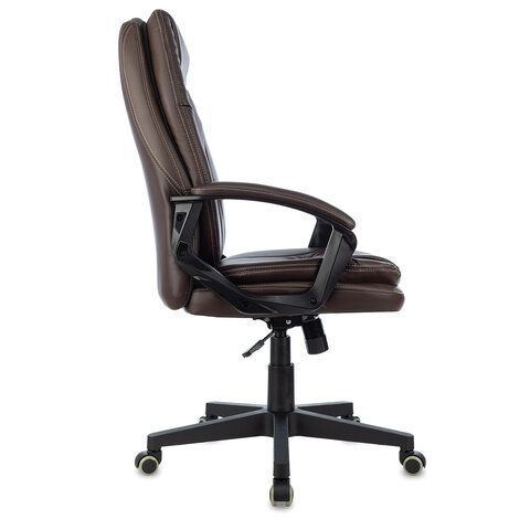 Кресло офисное BRABIX PREMIUM &quot;Trend EX-568&quot;, экокожа, коричневое, 532101