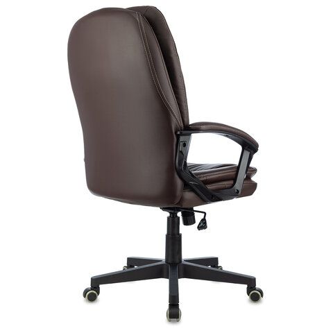 Кресло офисное BRABIX PREMIUM &quot;Trend EX-568&quot;, экокожа, коричневое, 532101