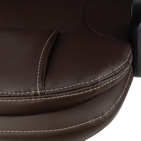 Кресло офисное BRABIX PREMIUM &quot;Trend EX-568&quot;, экокожа, коричневое, 532101