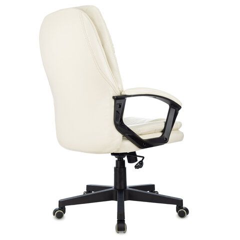 Кресло офисное BRABIX PREMIUM &quot;Trend EX-568&quot;, экокожа, бежевое, 532102