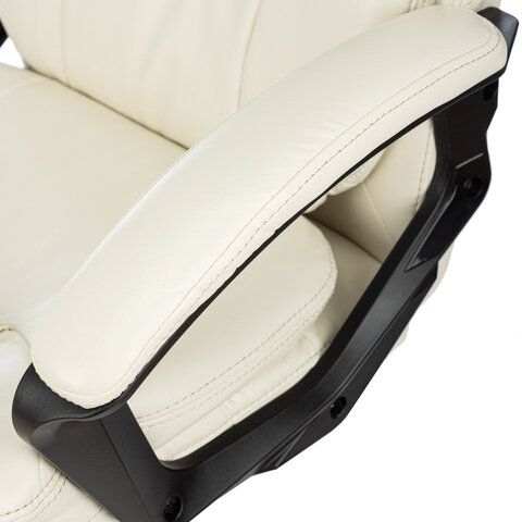 Кресло офисное BRABIX PREMIUM &quot;Trend EX-568&quot;, экокожа, бежевое, 532102