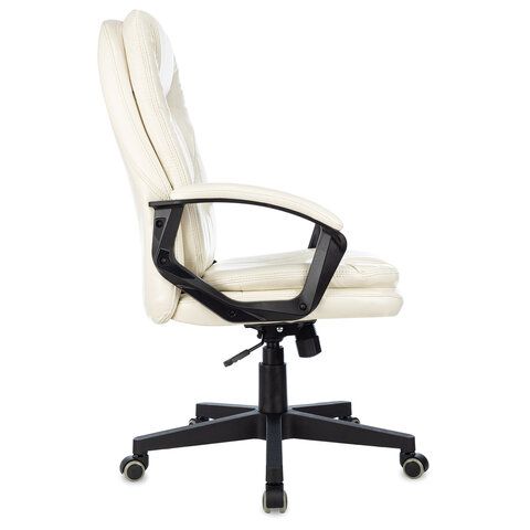 Кресло офисное BRABIX PREMIUM &quot;Trend EX-568&quot;, экокожа, бежевое, 532102