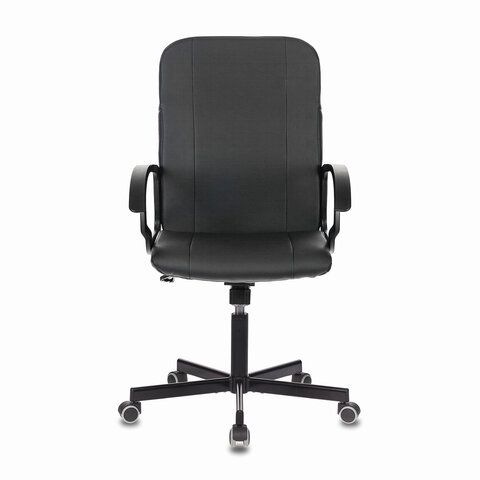 Кресло офисное BRABIX &quot;Simple EX-521&quot;, компактная упаковка, экокожа, черное, 532103