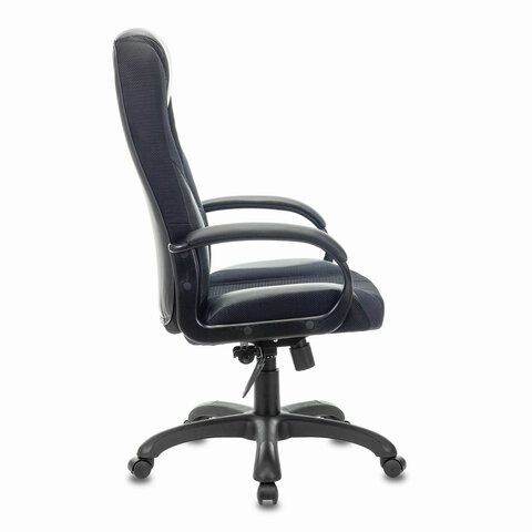 Кресло компьютерное BRABIX PREMIUM &quot;Rapid GM-102&quot;, экокожа/ткань, черное/серое, 532105