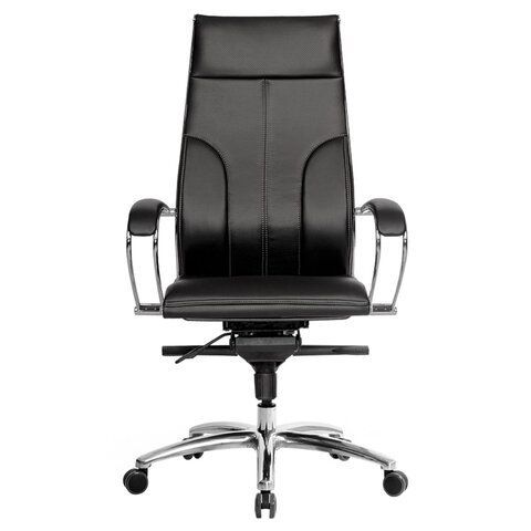 Кресло офисное МЕТТА &quot;SAMURAI&quot; Lux, экокожа, регулируемое сиденье, черное