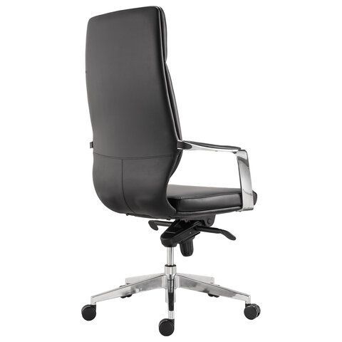 Кресло офисное BRABIX PREMIUM &quot;Resonance EX-755&quot;, мультиблок, алюминий, экокожа, черное, 532487